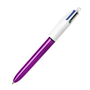 Długopis 4-kolorowy Bic 4 Colours 0.7mm, Fioletowy metaliczny